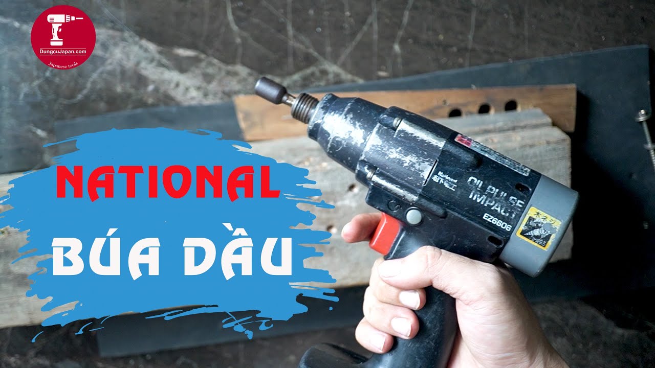 Máy bắn vít búa dầu 12V National EZ 6606 | DỤNG CỤ JAPAN