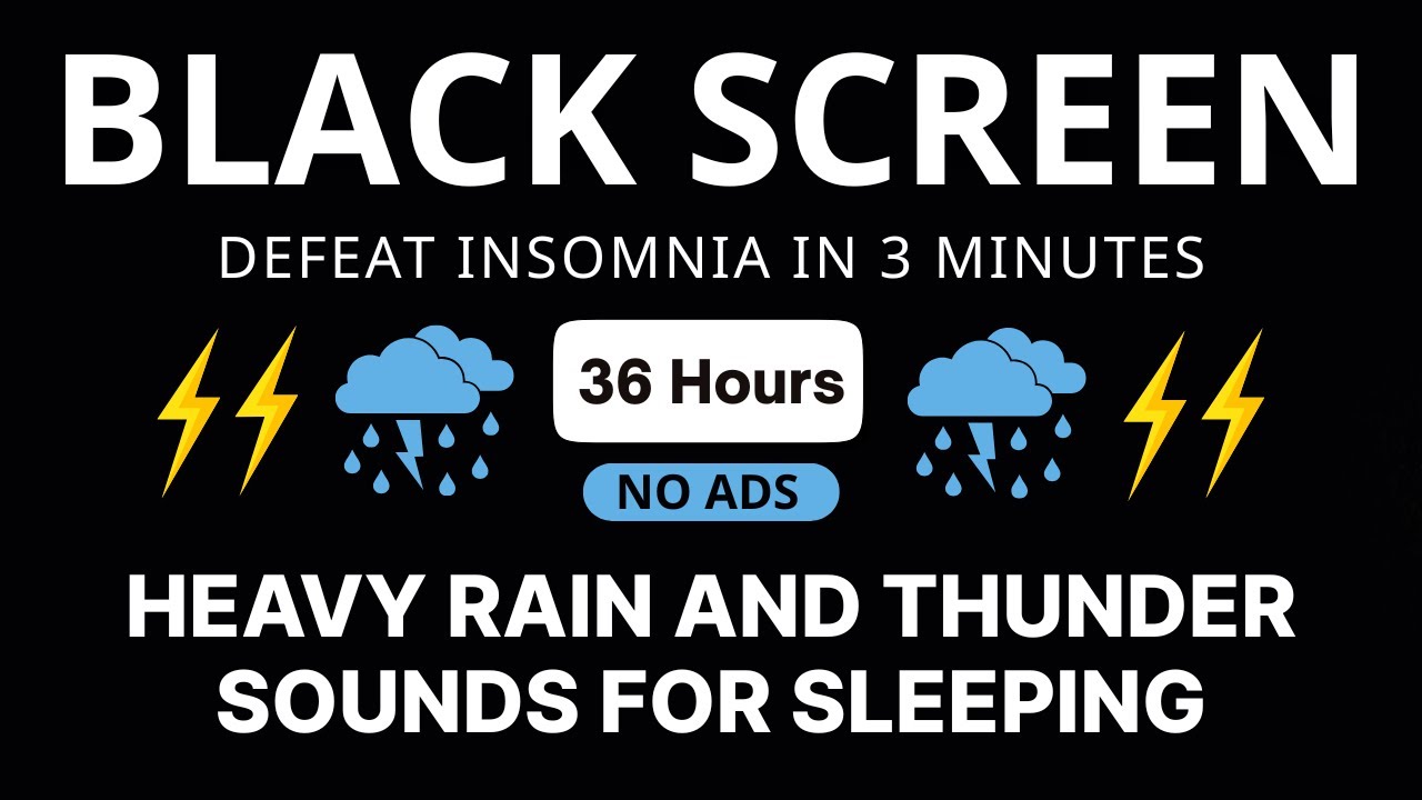 🔴 Defeat Insomnia in 3 Minutes 💤 Calm Your Mind to Fall Asleep Fast Relief Stress, Insomnia No Ads