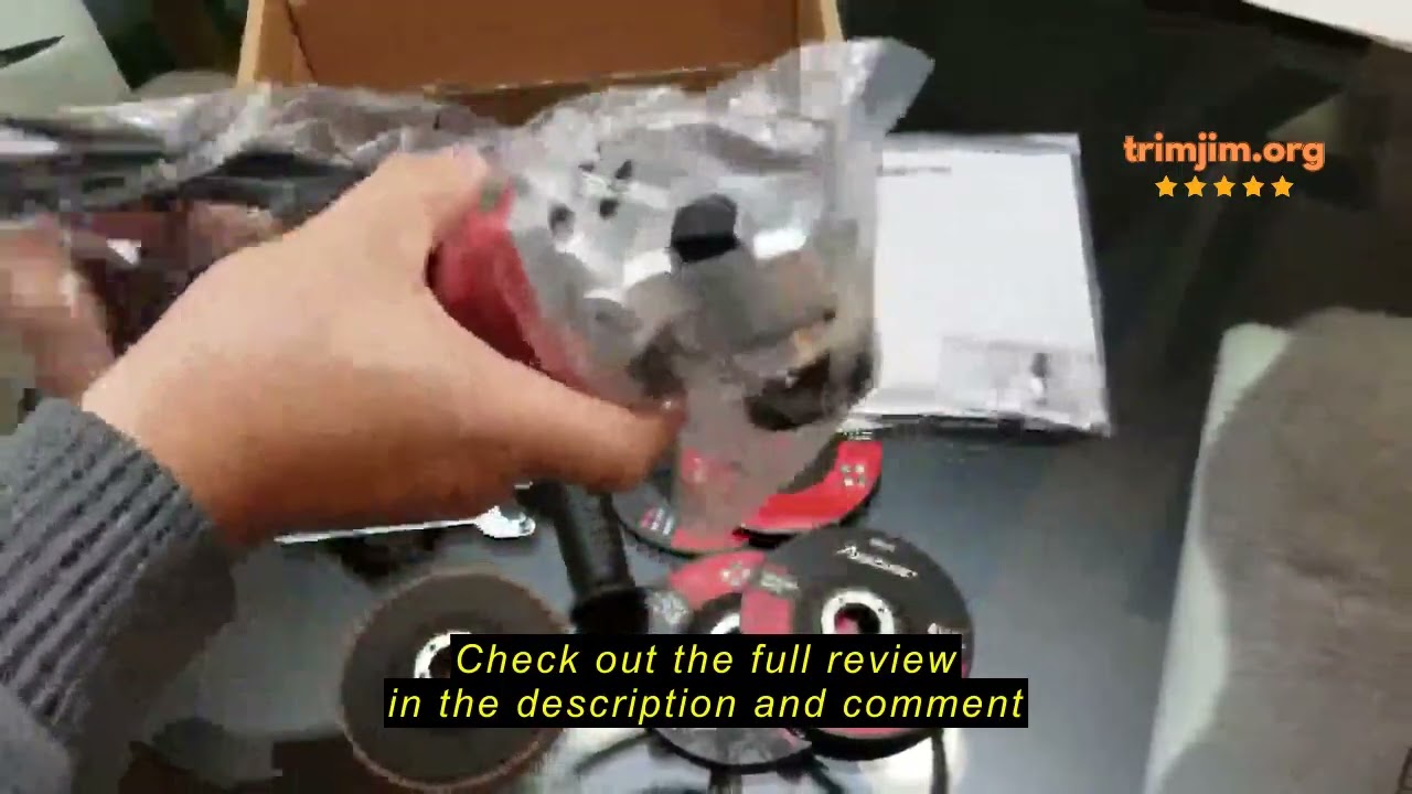 Review AVID POWER Angle Grinder, 7.5-Amp 4-1/2 inch Electric Grinder Power Tools with Grinding and C