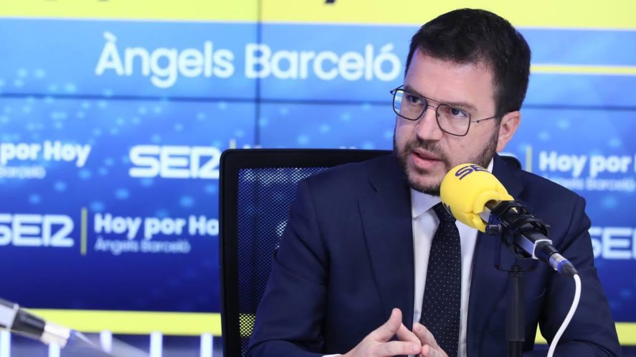 Àngels Barceló entrevista a Pere Aragonès, presidente de la Generalitat de Cataluña