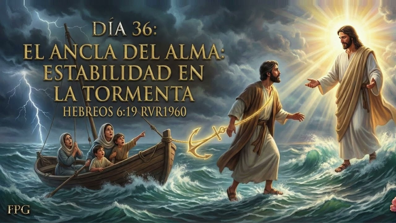 DÍA 36   EL ANCLA DEL ALMA:  ESTABILIDAD EN LA TORMENTA