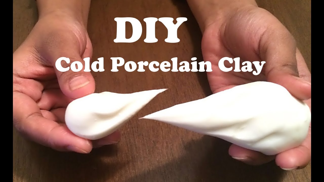 DIY I Cold Porcelain Clay - tutorial |  Easy & Quick Recipe