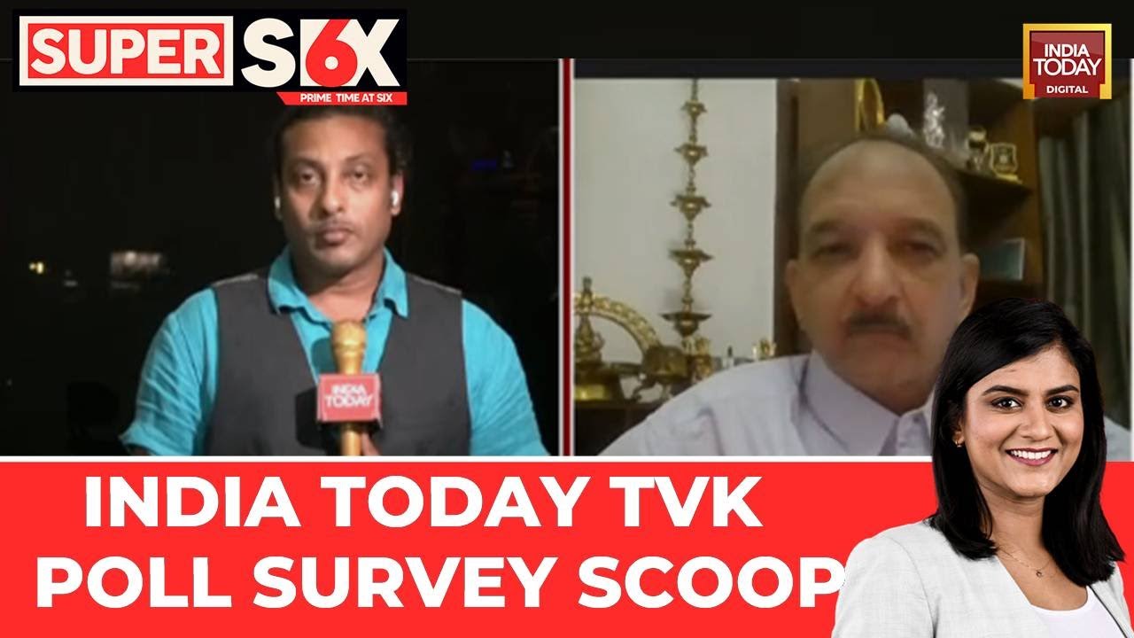 TVK Internal Survey Claims 30% Vote Share In 2026 TN Polls; DMK Leads But Seats Drop | India Today