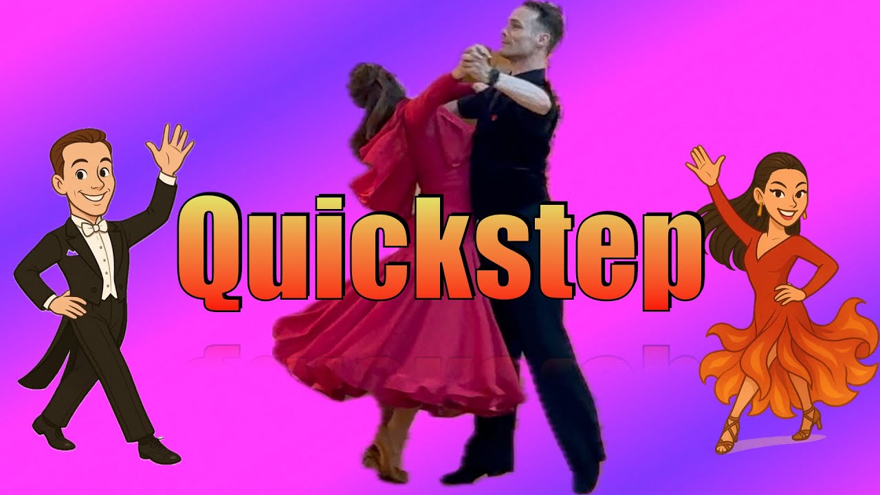 Just the Steps: Basic Quickstep for Beginners ステップだけ！初心者のための基本クイックステップ | Matthew Day & Maya Day