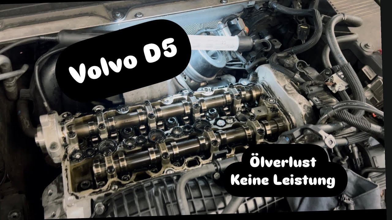 Volvo V90 D5 Ölverlust | Keine Leistung | Ventildeckel | Simmerring | Zahnriemen | KENO