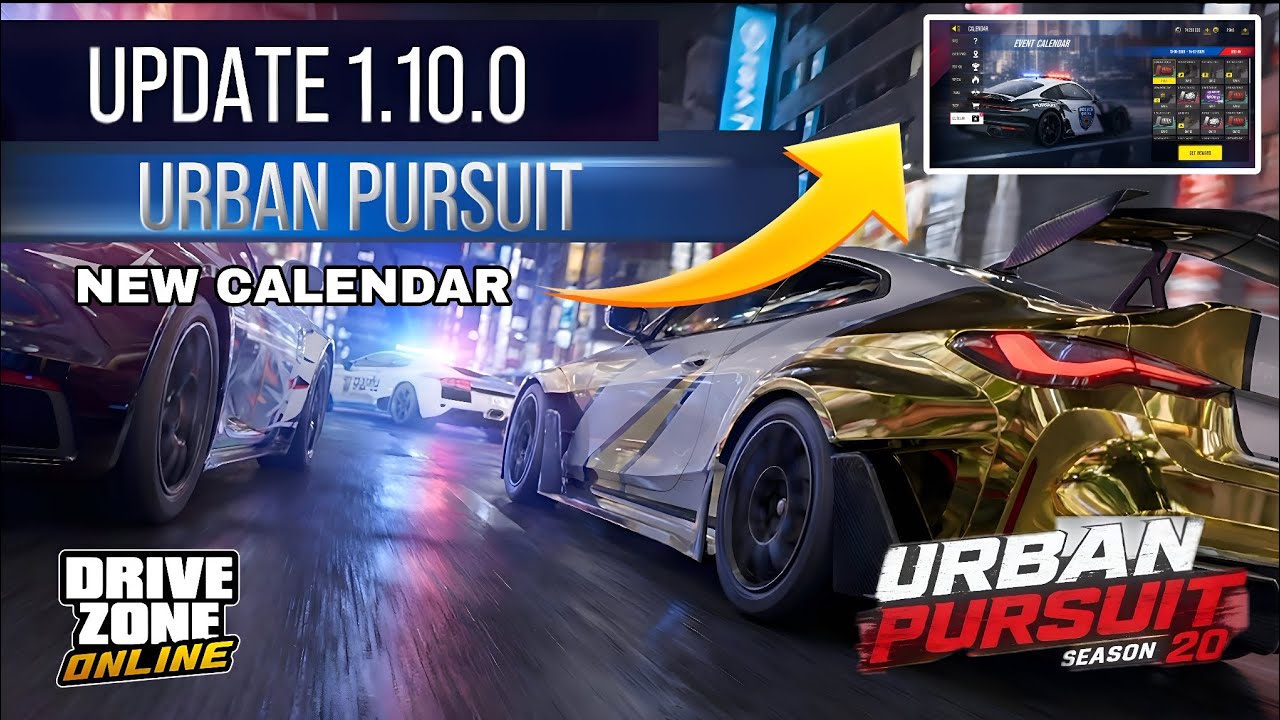 Drive Zone Online: New Craziest Update 1.10.0 | Urban Pursuit Season 20 & Much More !! 