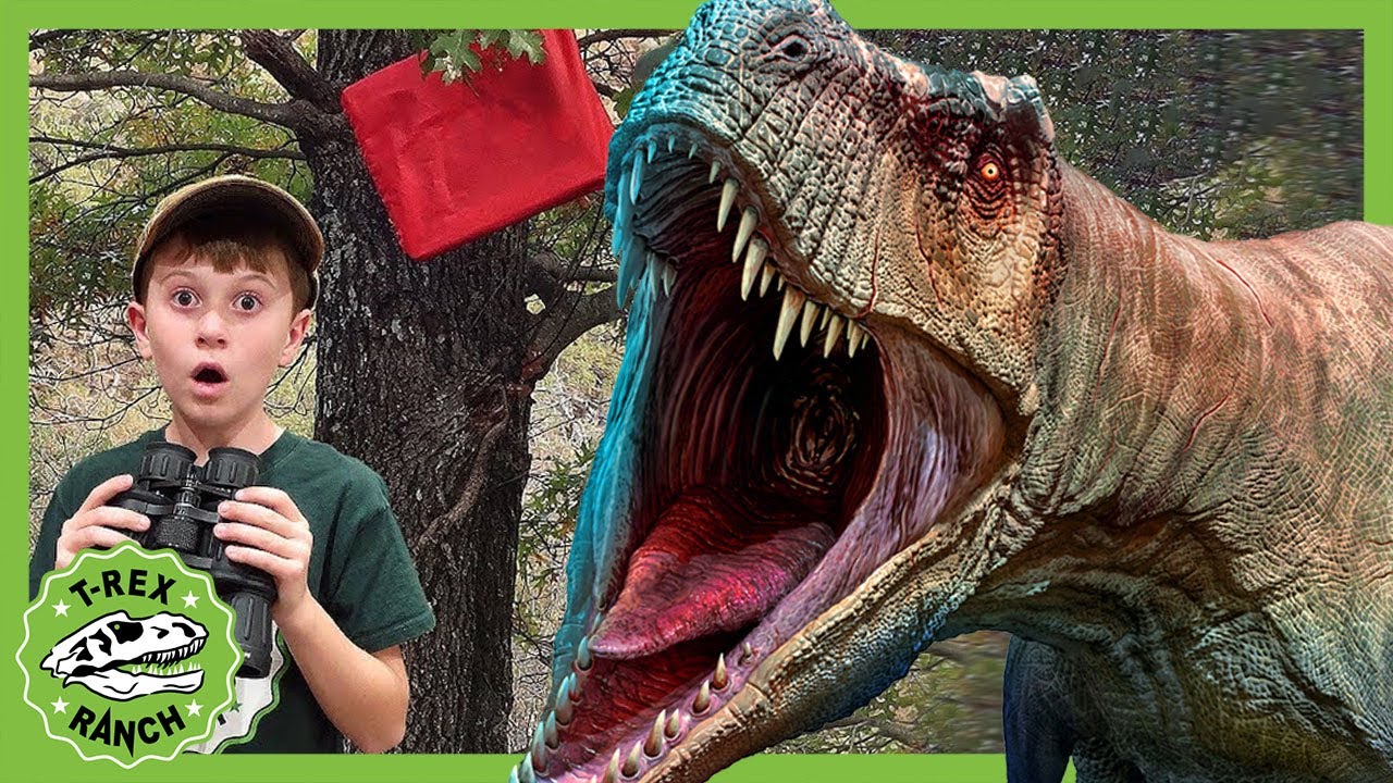 Dinosaur T-Rex Chase with Park Ranger Jack! T-Rex Ranch Dinosaur Videos