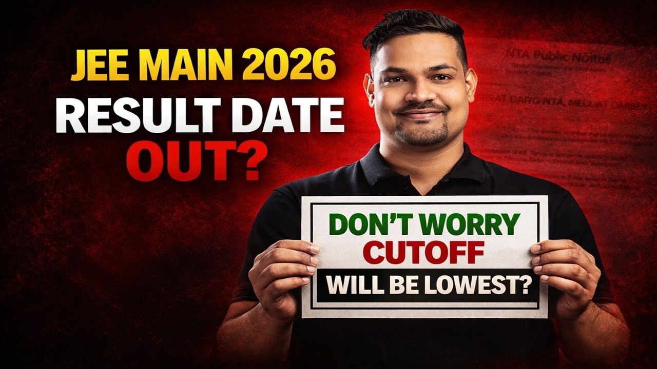 JEE Main 2026 Result Date Out? | 99%ile Cutoff & Marks vs Percentile (Official Update)