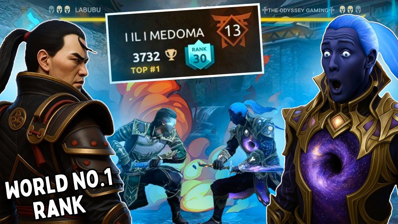 How World No.1 Player plays ? Medoma 💦 vs Odyssey Epic Matches || Shadow Fight 4 Arena