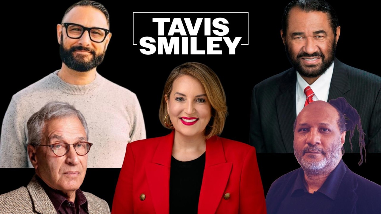 Rep. Al Green, Nicholas Meyer, Virginia Kase Solomón, Lewis Gordon, and Vincent Intondi join Tavis