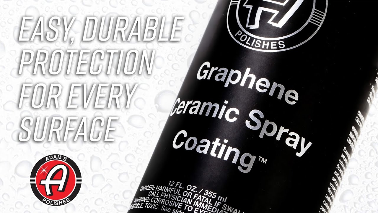 Quickly Apply Graphene Ceramic Spray Coating™ for 1+ Years of Durable Protection for Every Surface