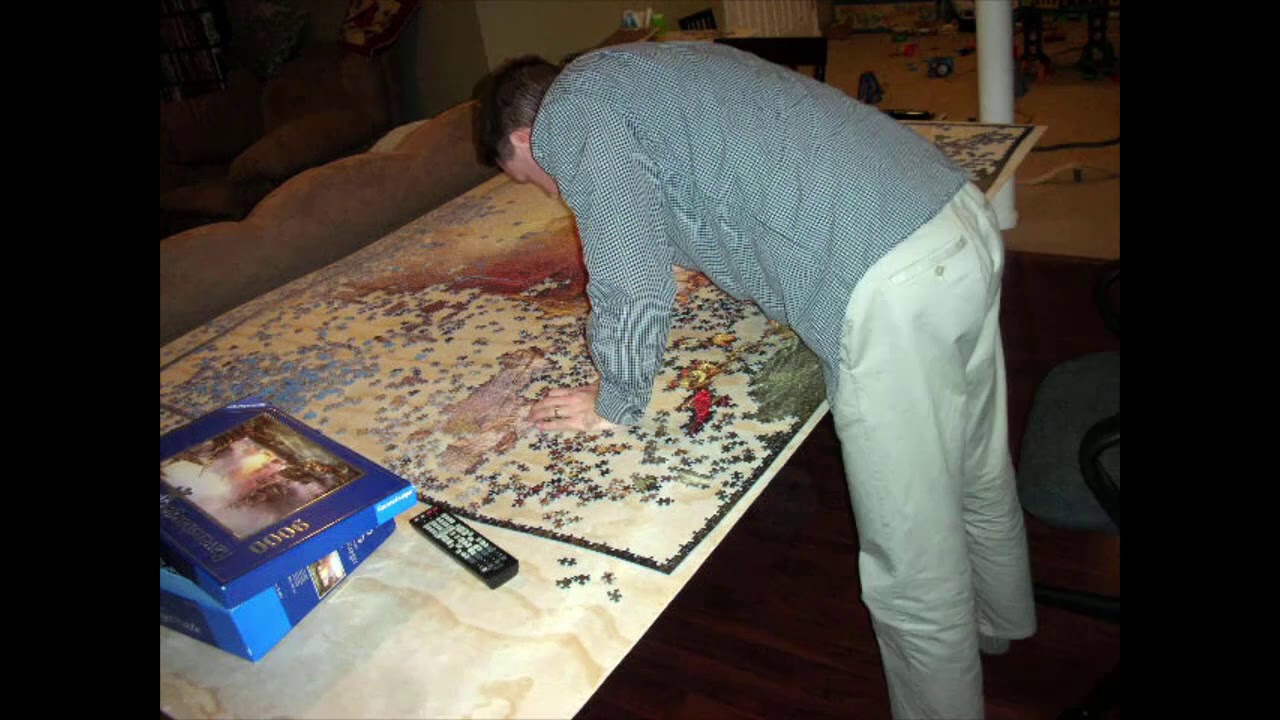 Bombardment of Algiers Puzzle (9000 Pieces) Jigsaw Time-Lapse