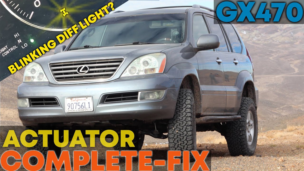 GX470 Complete Actuator Repair | Fixing the Blinking Diff Light [A GX470 Story]
