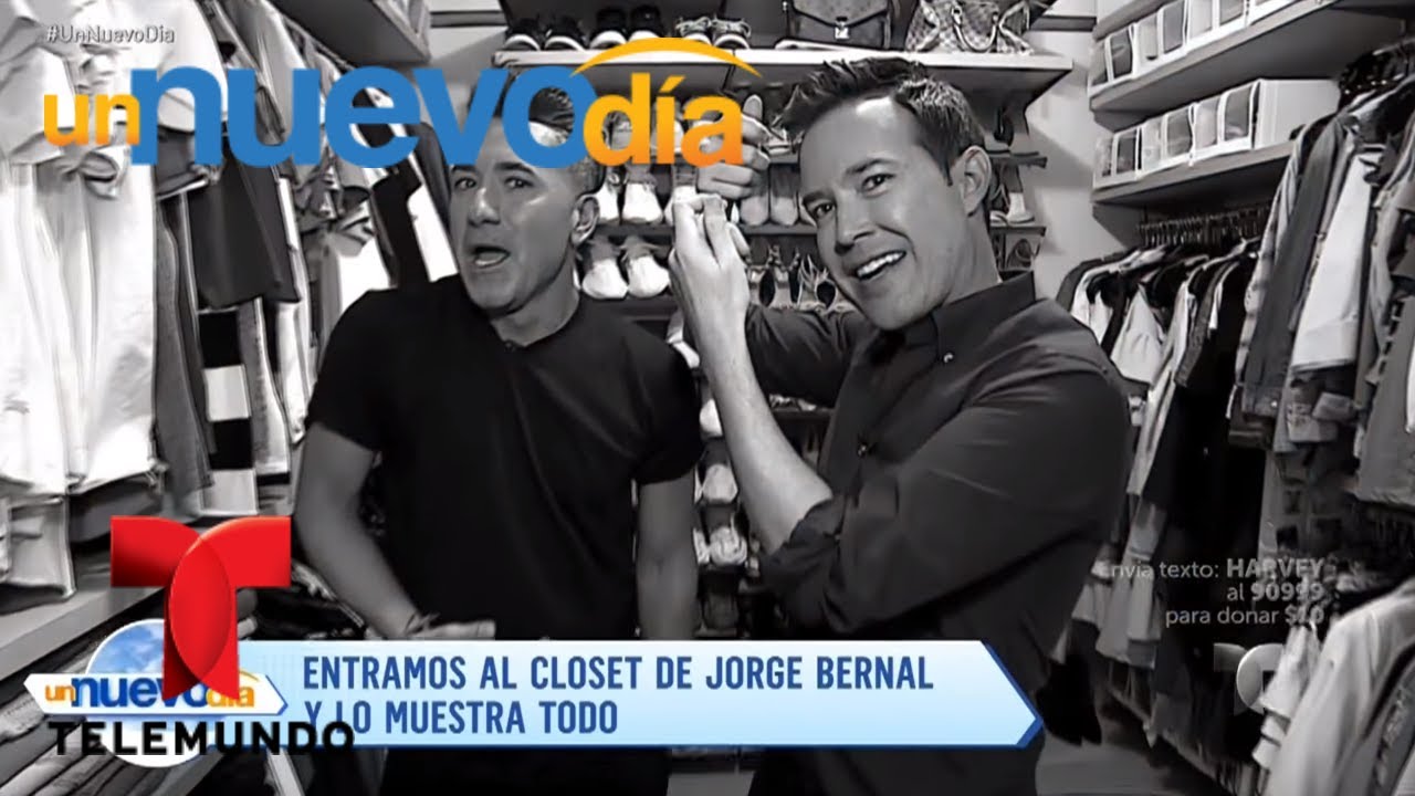 ¡Mira los secretos que esconde el clóset de Jorge Bernal! | Un Nuevo Día | Telemundo