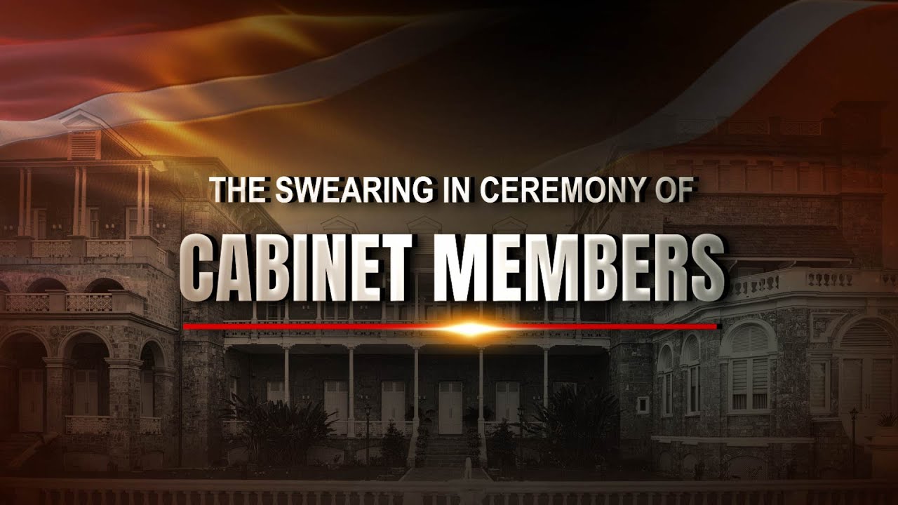 Swearing In Ceremony For Prime Minister Stuart Young's New Cabinet - Monday March 17th 2025