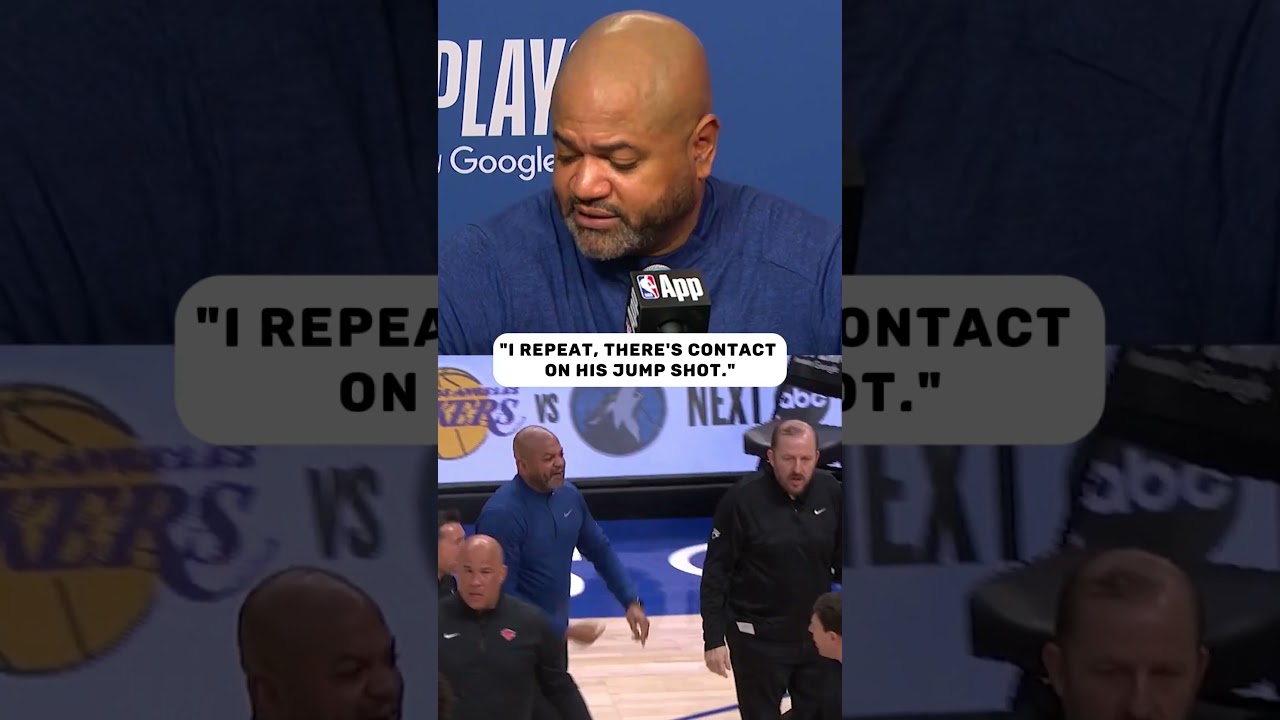J.B. Bickerstaff wasn't happy with the no-call on Tim Hardaway Jr.'s game-winning shot attempt 🗣️