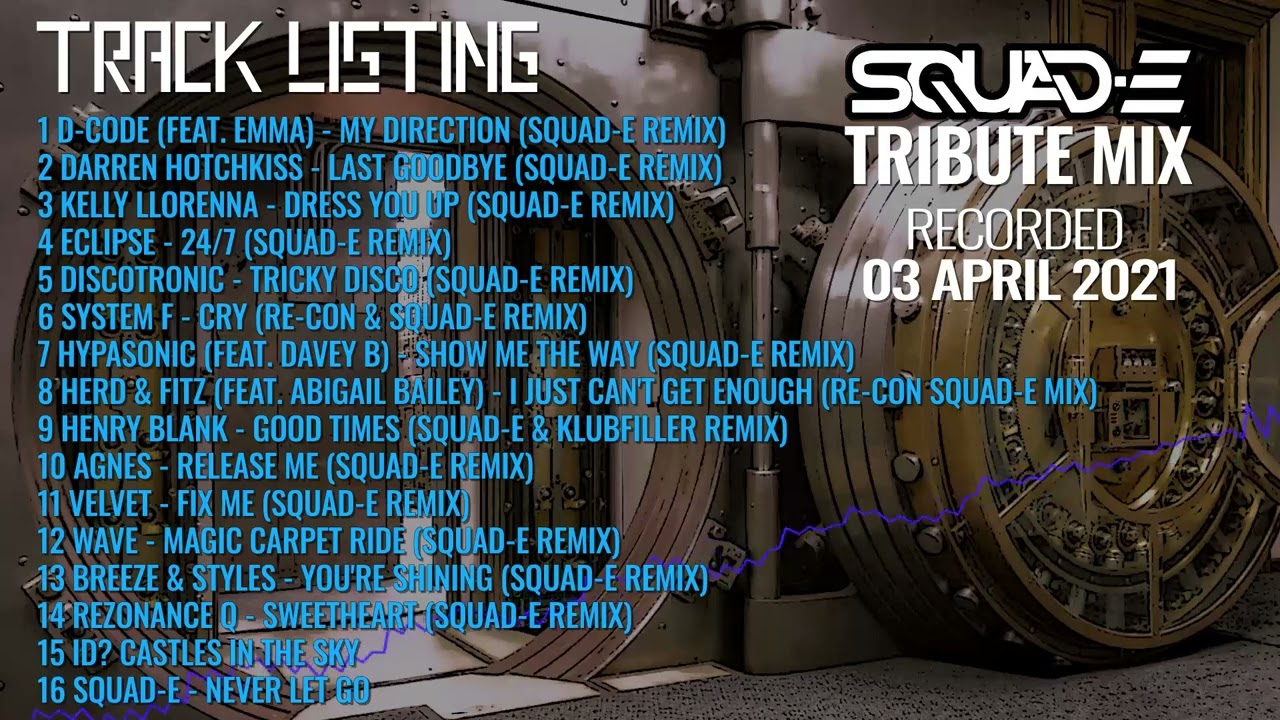 Mix Vault #1 - Squad-E (Remix) Tribute Mix - Mixed by Stuart-K -