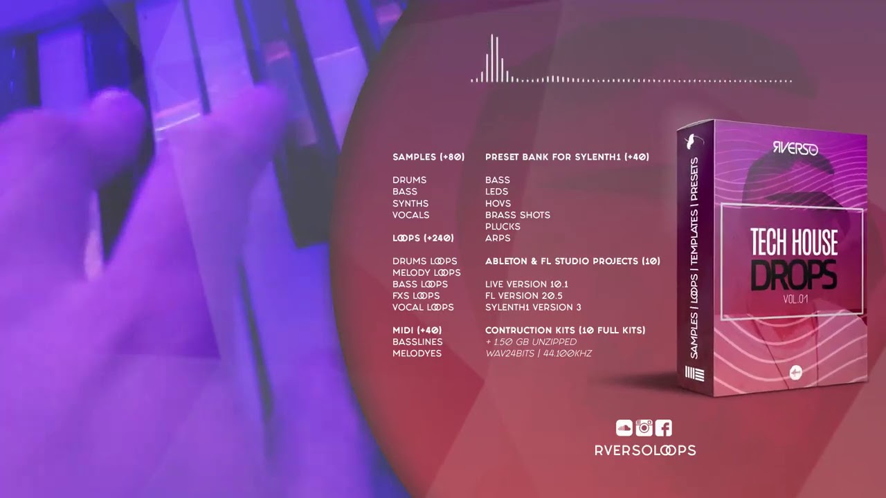 RVERSO LOOPS - Tech House Drops Vol.01 [Templates, Presets, Contruction Kits] (DEMO)