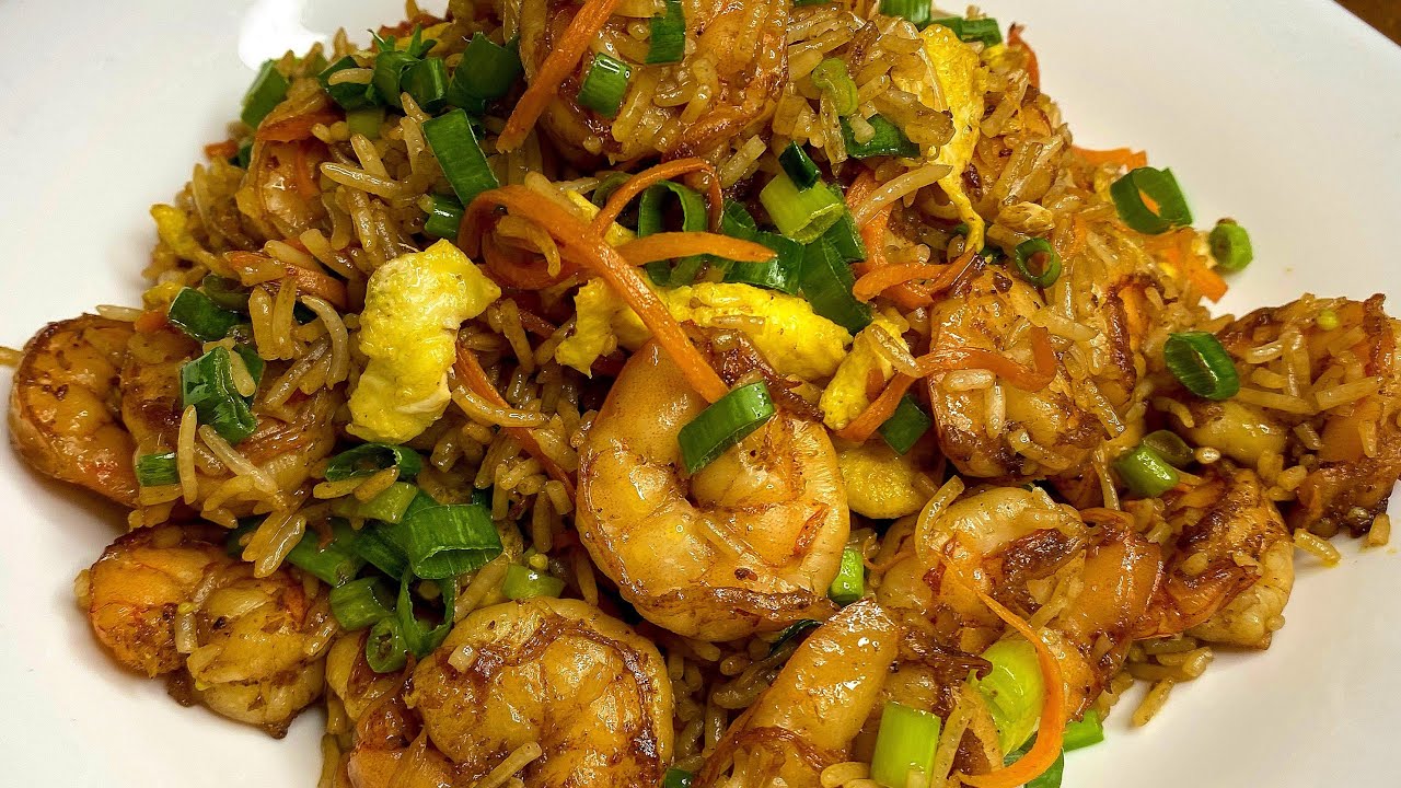 Жареный рис с креветками. Быстро, просто и вкусно!!