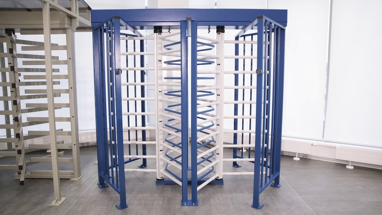 RTD-20 double passage full height rotor turnstile assembly