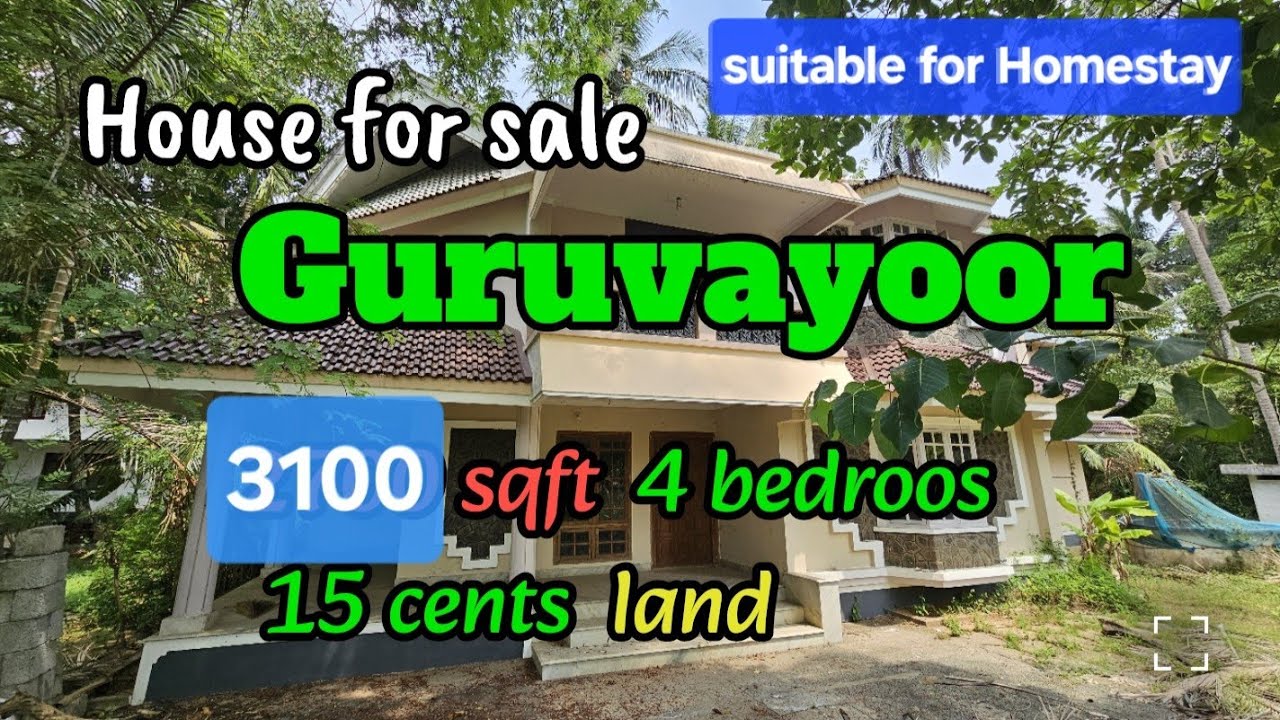 House for sale Guruvayoor 2700 sqft