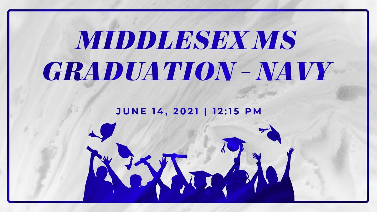 Middlesex Middle School Graduation - Class of 2021 (Navy)