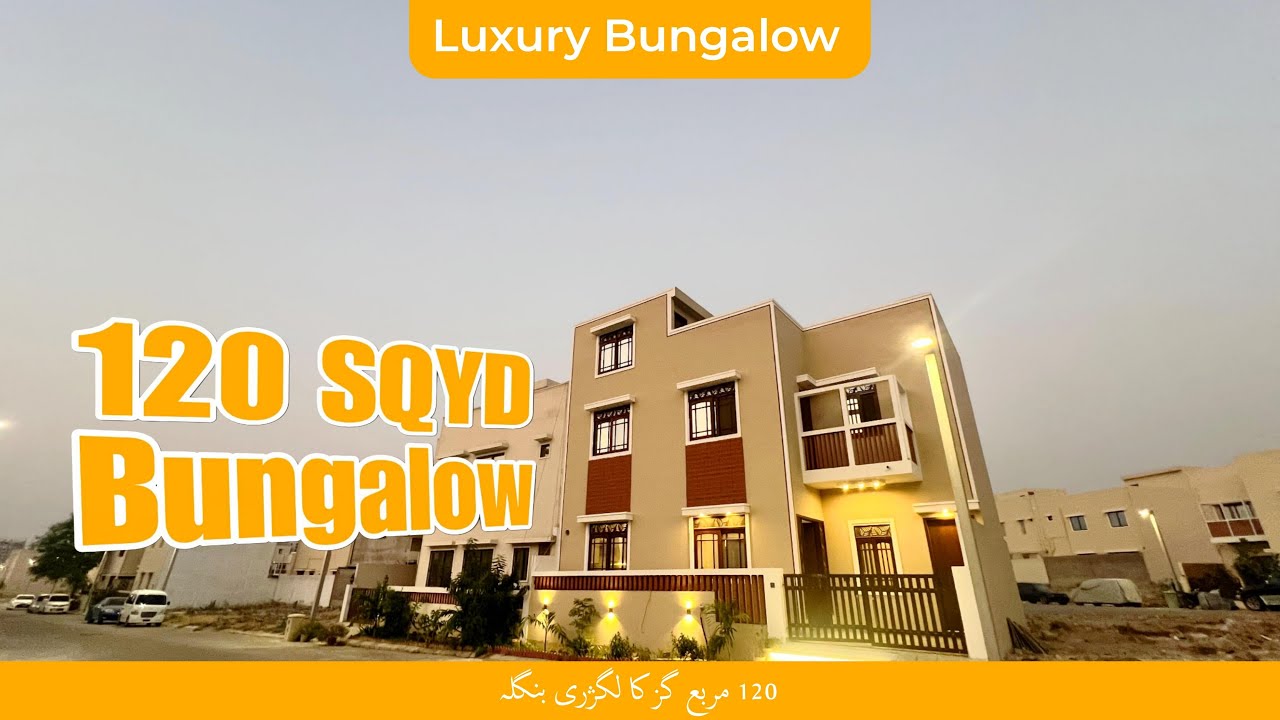 120 SQYD Luxury Bungalow in Block A, Naya Nazimabad,| West Open |  H30  #Karachi #DreamHome