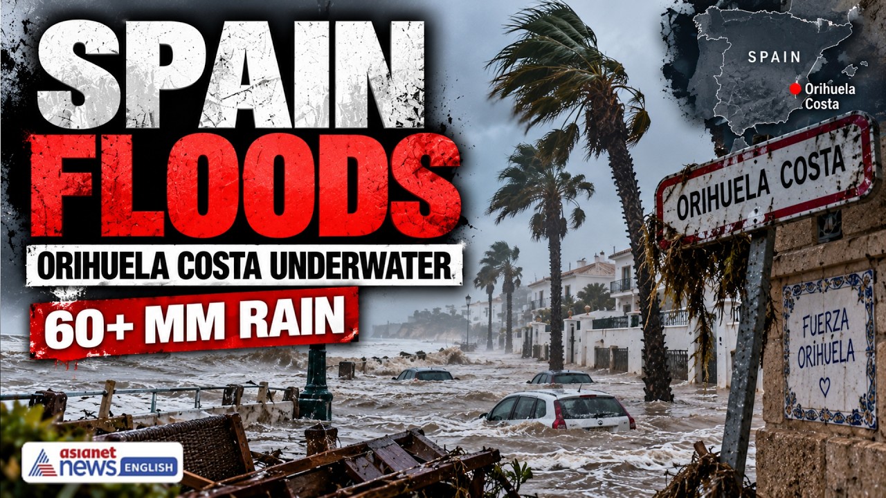 Orihuela Costa Floods: Streets Flooded as Heavy Rain Hits Alicante, Spain