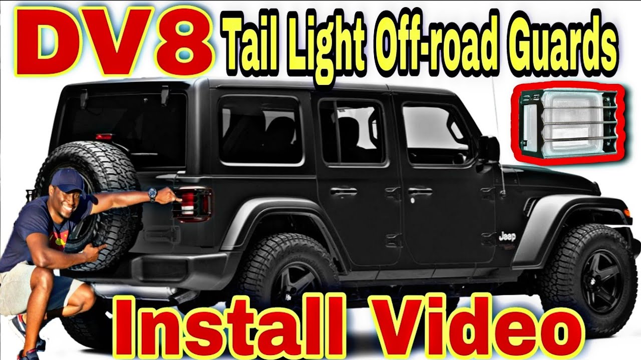 How To Install DV8 Offroad Tail Light Guards. Step By Step Instructions