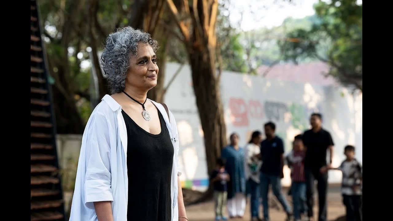 Arundhati Roy at the Kochi-Muziris Biennale 2025-26