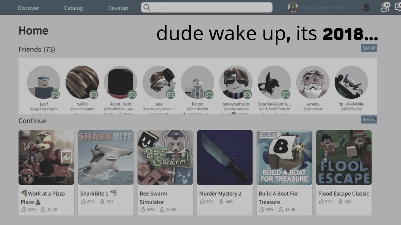 dude wake up, its 2018....