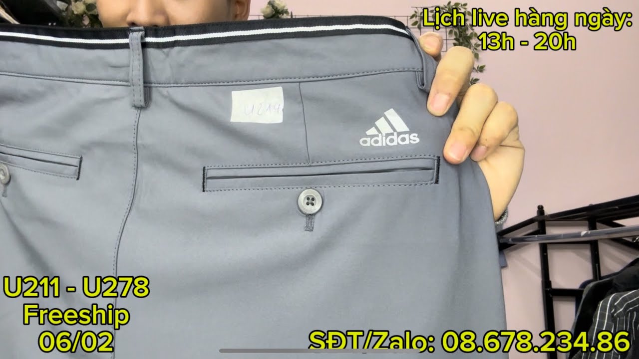 QUẦN GOLF, KAKI SIÊU PHẨM DIOR TOMMY ADIDAS FILA BAO SHIP TOÀN QUỐC U211-U278 06/02