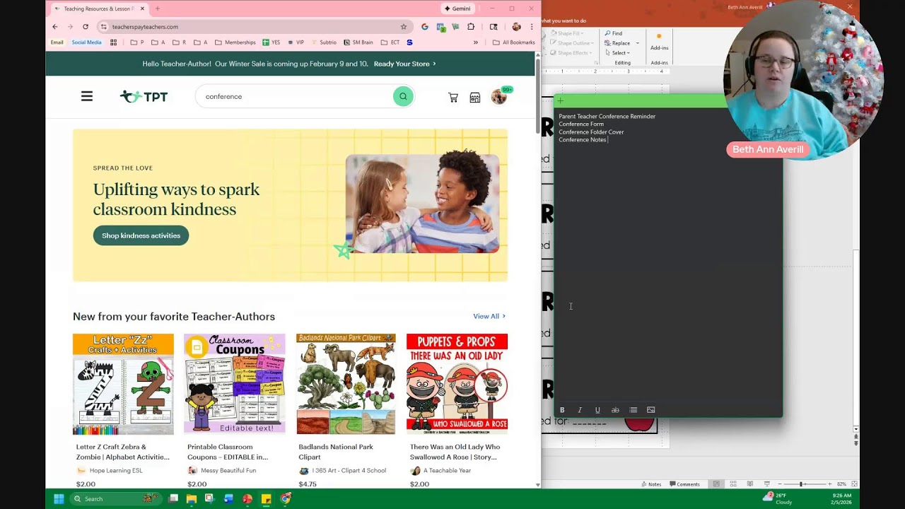 Let's Create Parent Teacher Conference Reminder