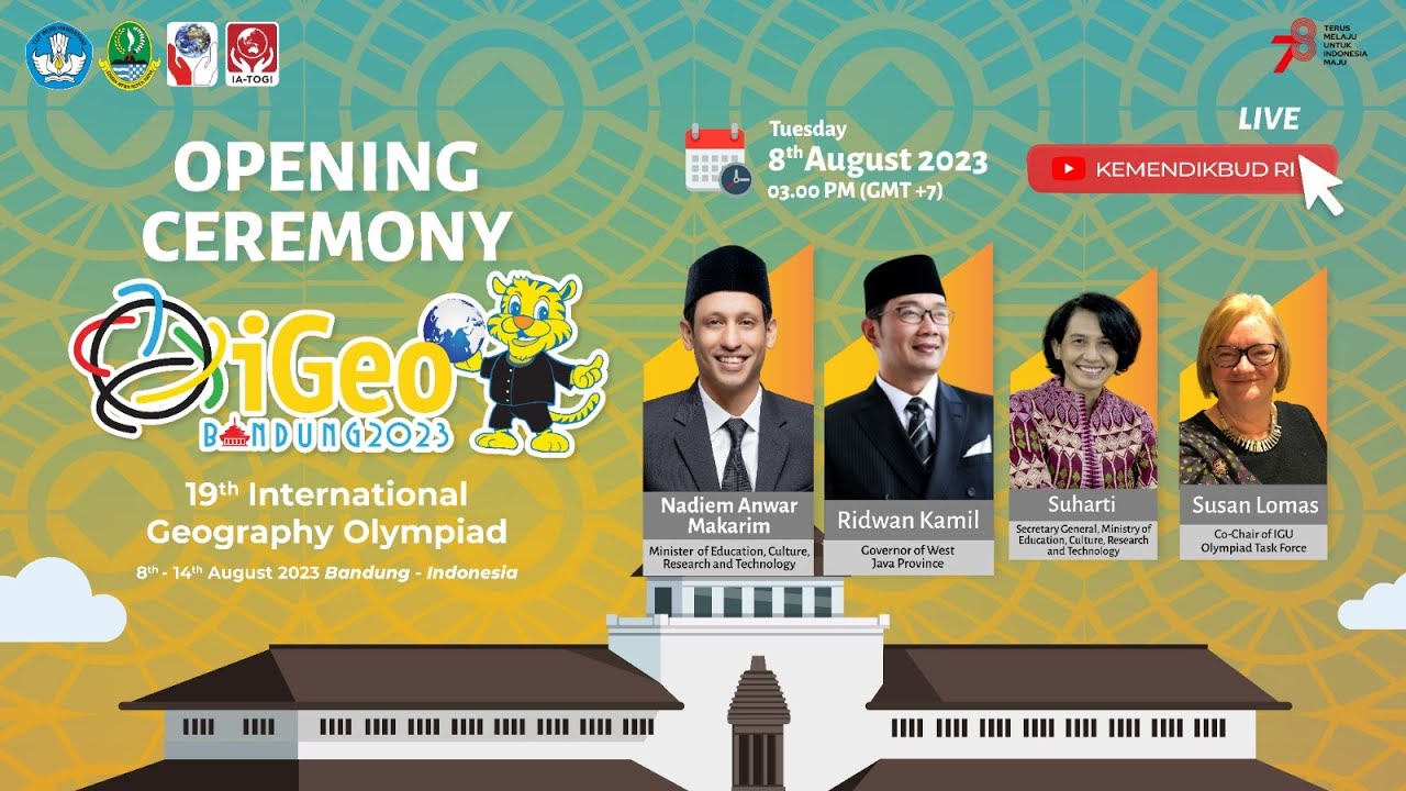 Opening Ceremony - International Geography Olympiad (iGeo) 2023