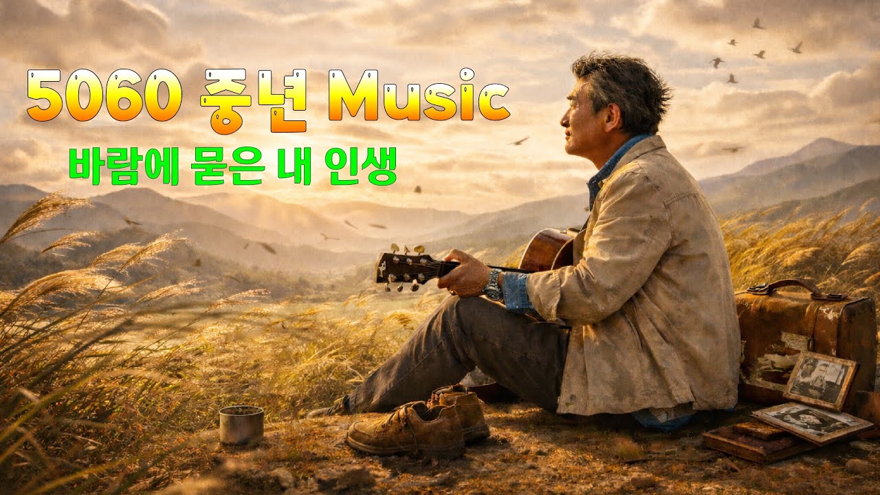 #힐링#중년#Music[감성음악 op 3]5060 중년 힐링음악,바람에 묻은 내 인생,Healing Music 
