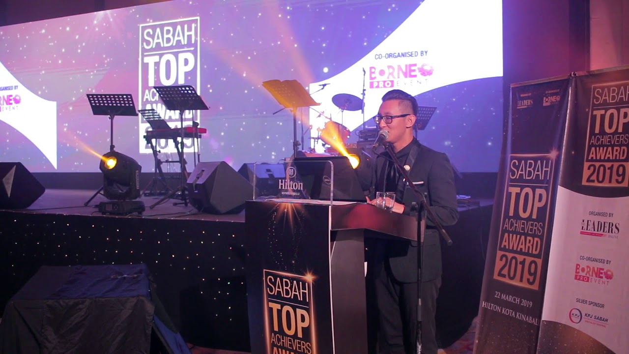 Malaysia Formal Corporate Event Emcee | Sabah Top Achievers Award (SATA) 2019