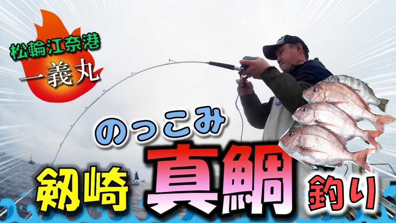 最高！「のっこみ真鯛釣り」剱崎　一義丸