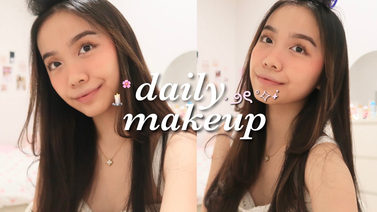 MY DAILY MAKEUP ROUTINE ⋆౨ৎ˚⟡˖ ☁️🩰🎀 ࣪