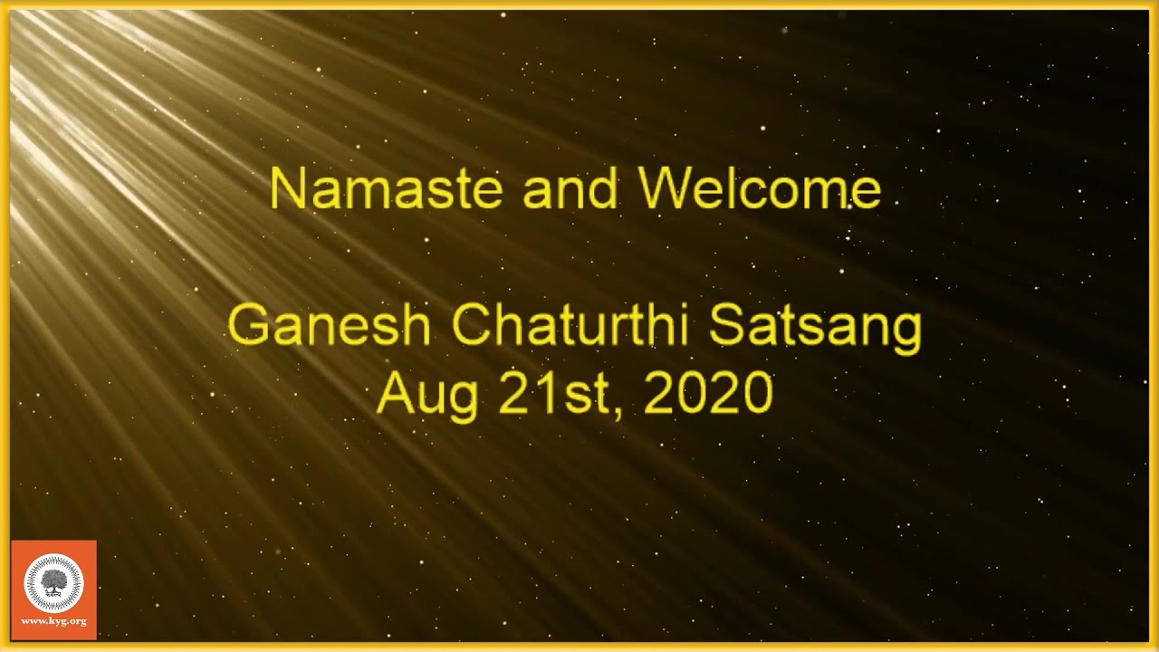 Ganesh Chaturthi : Satsang with Sunder