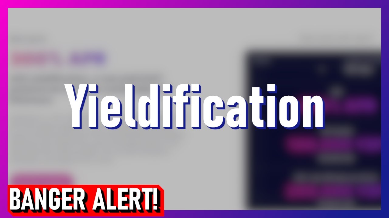 [HOT🔥] - Yieldification - Connecting fungible and non fungible tokens in creative way!