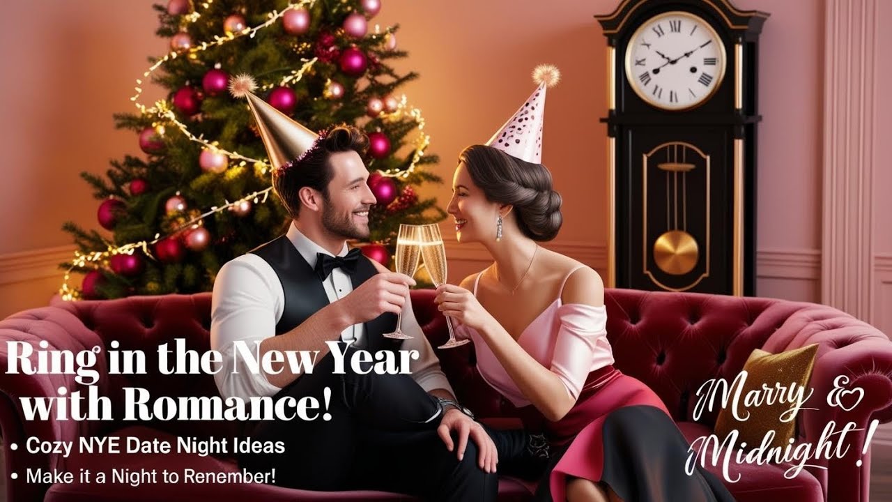 New Year's Eve Date Night at Home: Cozy & Romantic #happynewyear