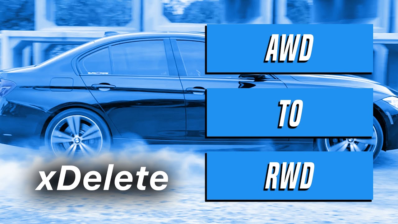 HOW TO GO FROM AWD TO RWD IN YOUR XDRIVE BMW!!! | F Chassis