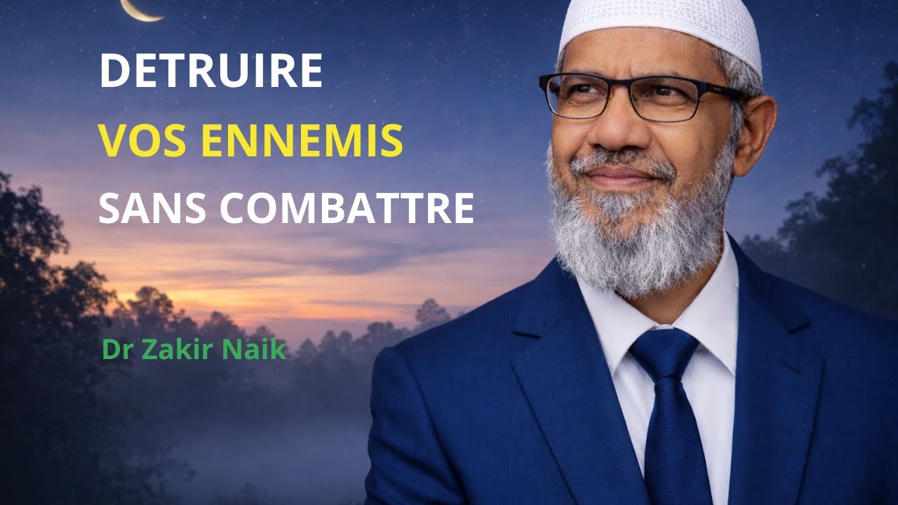 Détruire vos ennemis sans combattre – fais juste 6 choses || Dr Zakir Naik