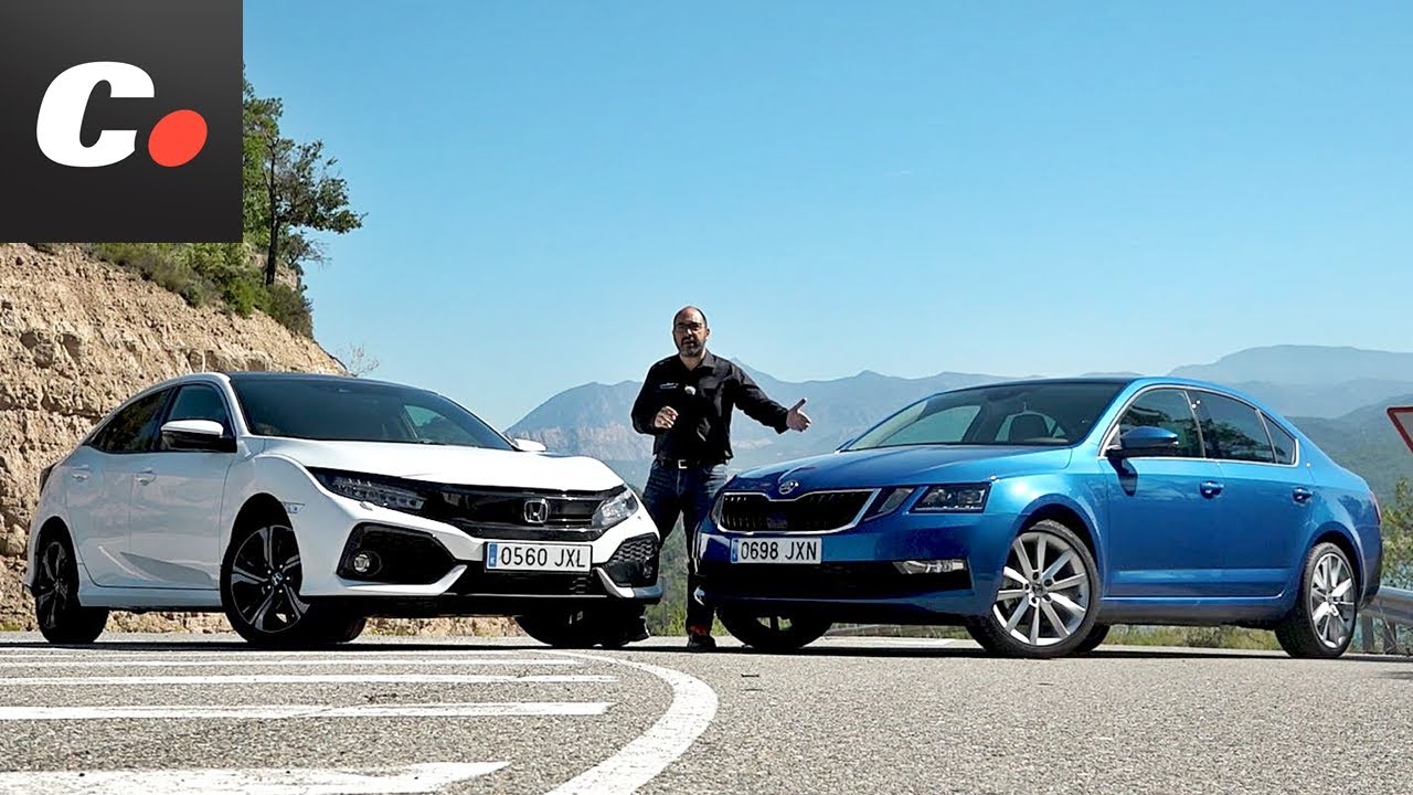 Honda Civic vs Skoda Octavia | Comparativa | Prueba / Test /Review en español | coches.net