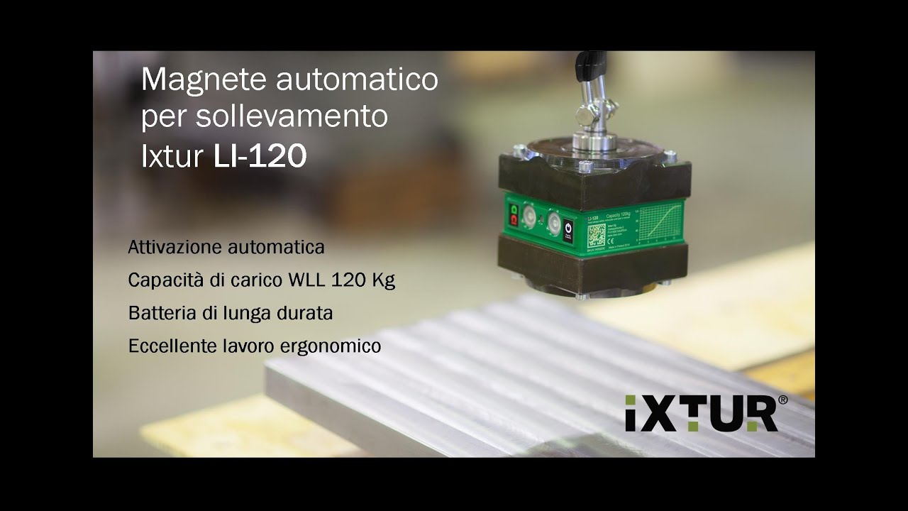 Magnete automatico per sollevamento Ixtur LI-120