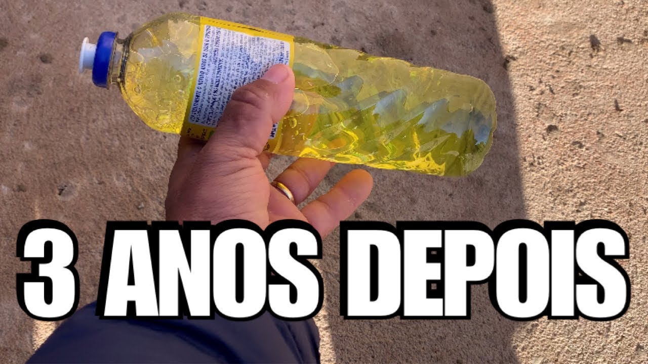 Reboco com detergente depois de três anos.