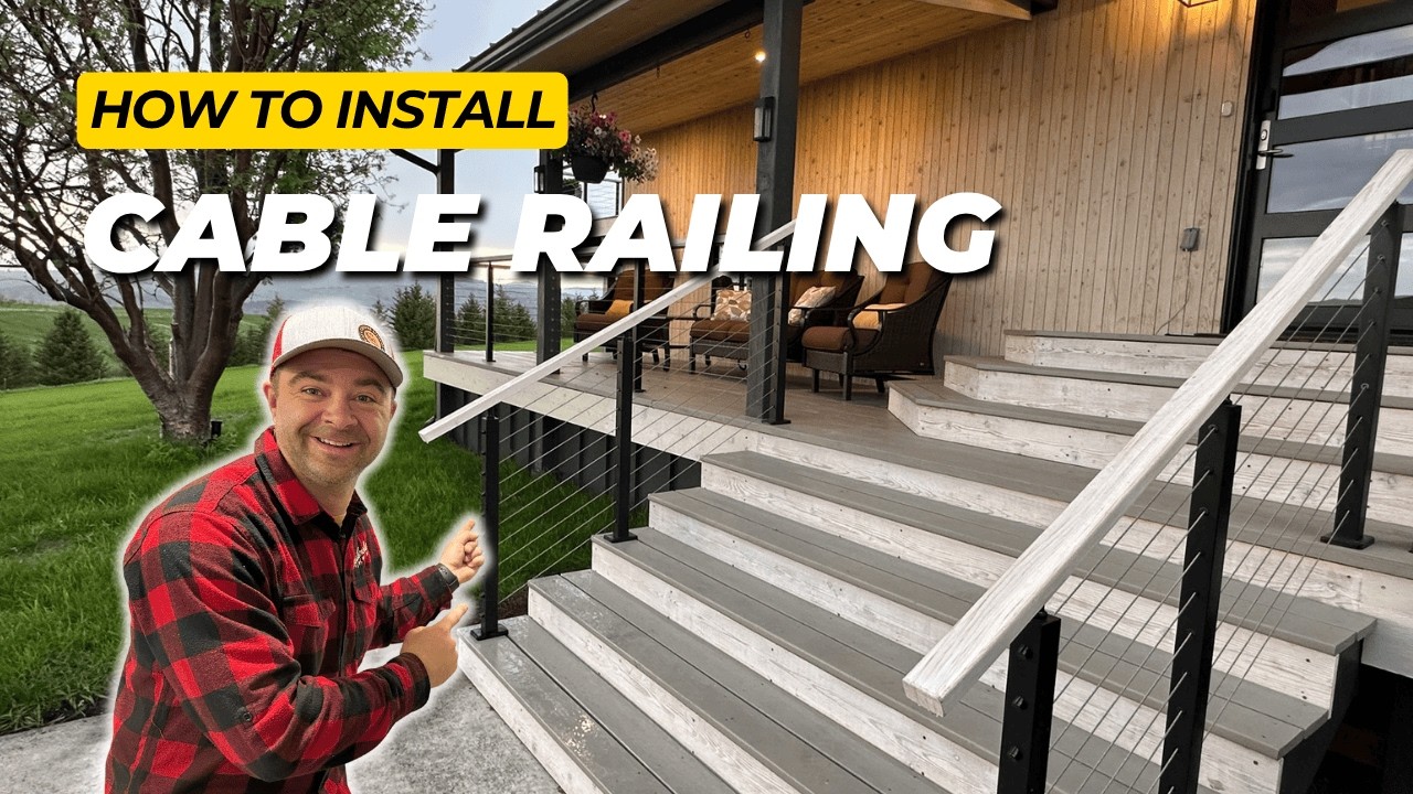How to Install Cable Railing on a Deck (In-depth Tutorial)