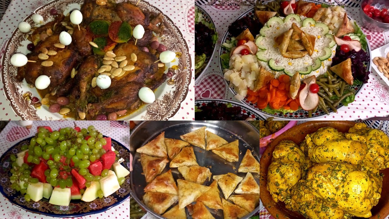 عراضة ديال القلب💪نهار الحداكة والشهيوات😋حمري وجهك قدام ضيافك/دجاج مشوي/سلطة منوعة/بريوات الحوت/روعة😋