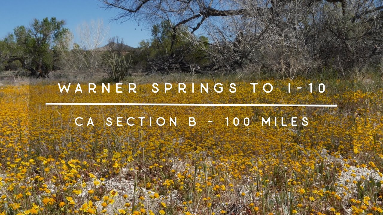 PCT 2018 - California Section B - Warner Springs to I-10