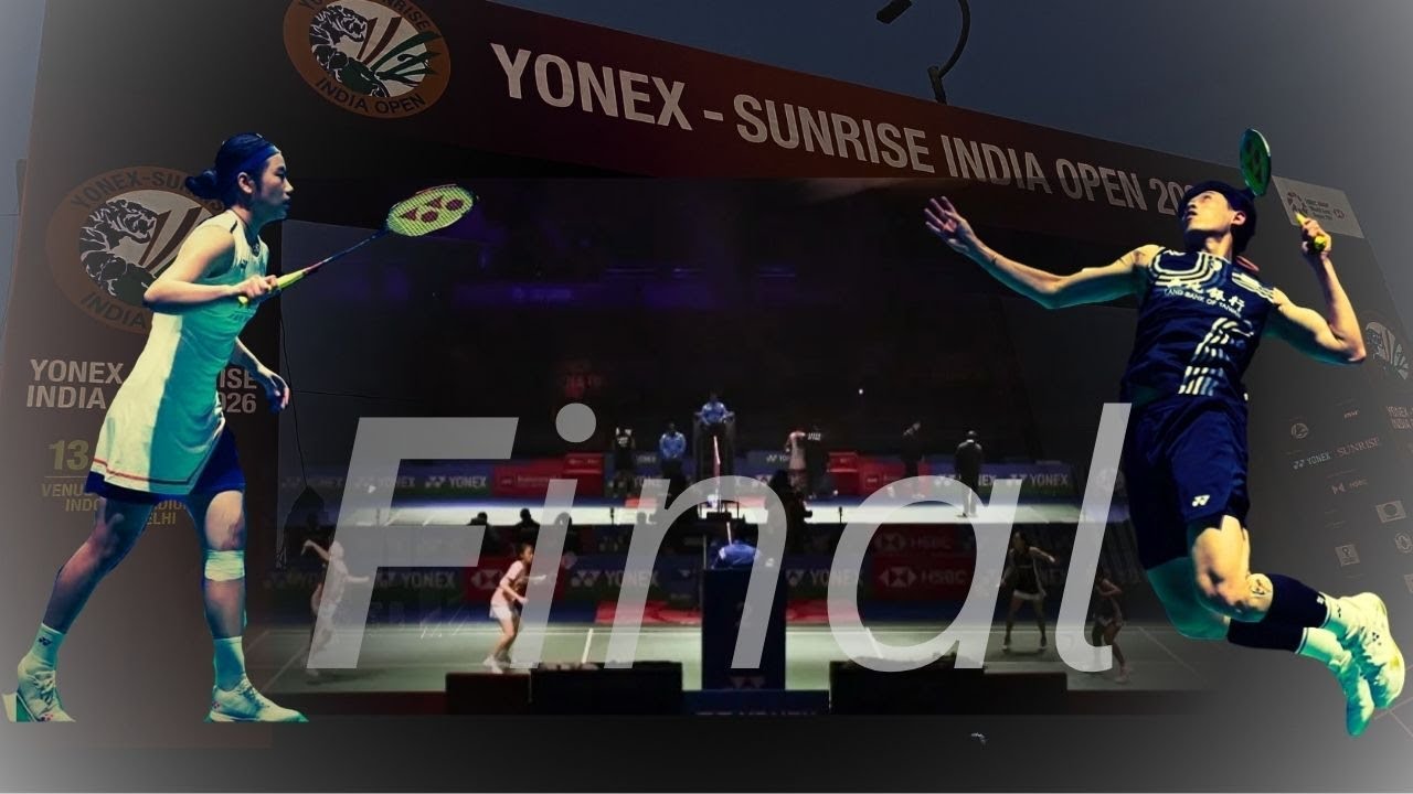 Yonex sunrise Indian open 2026 finals wholesome experience || Delhi Vlog-2